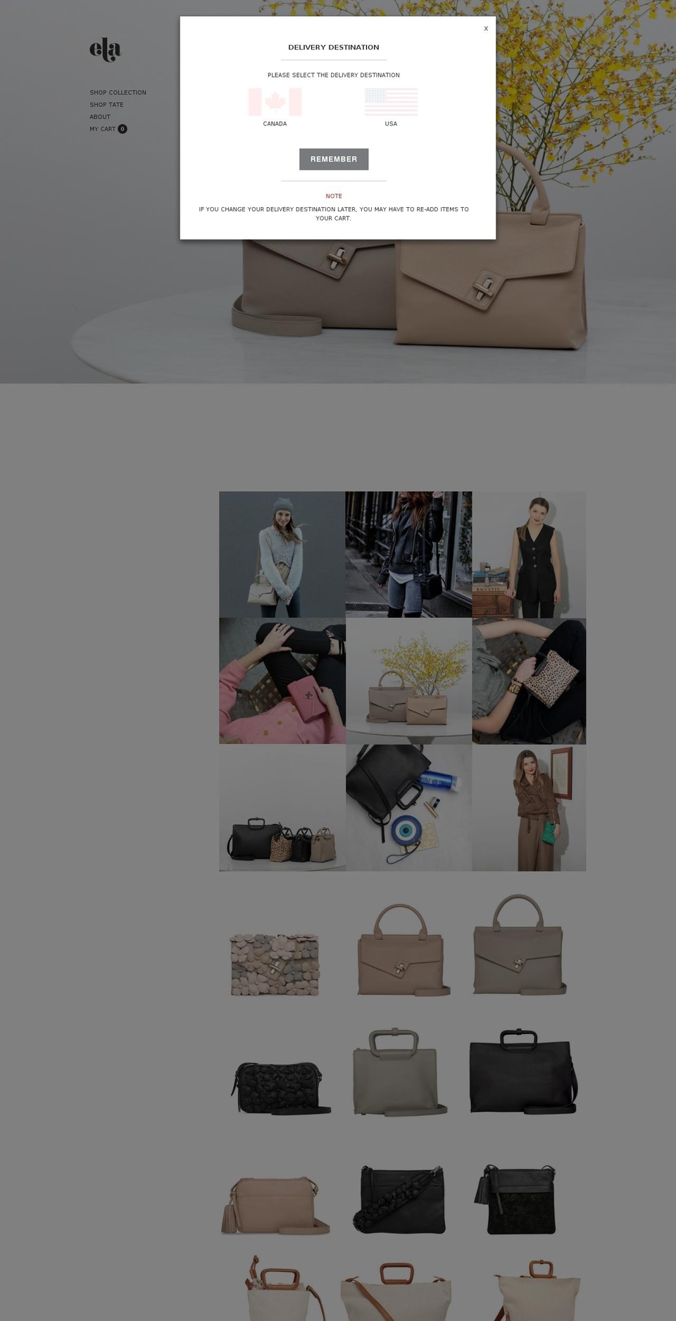 elabyela.com shopify website screenshot