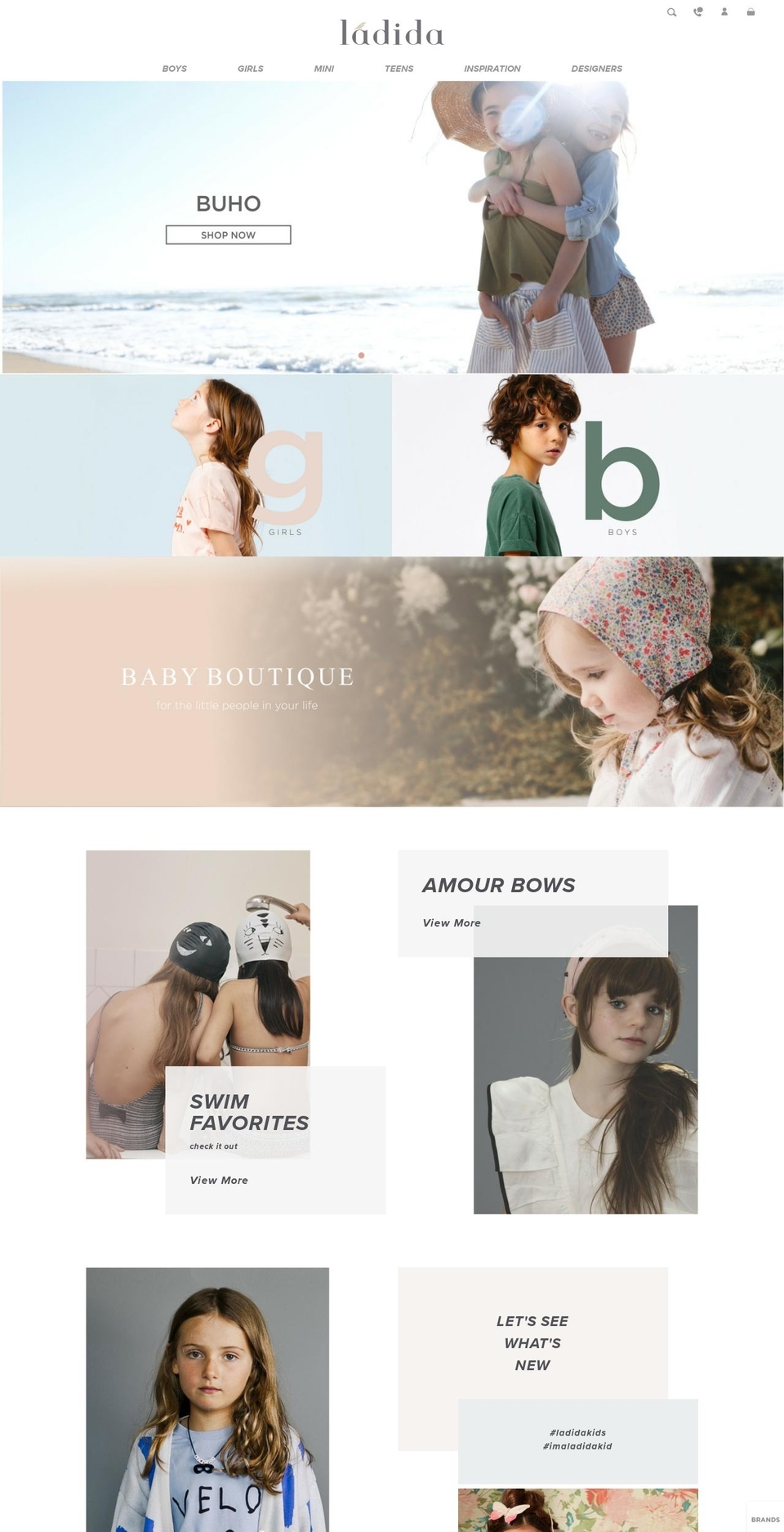 Ladida [Inspiration Page Update] Shopify theme site example eladida.com