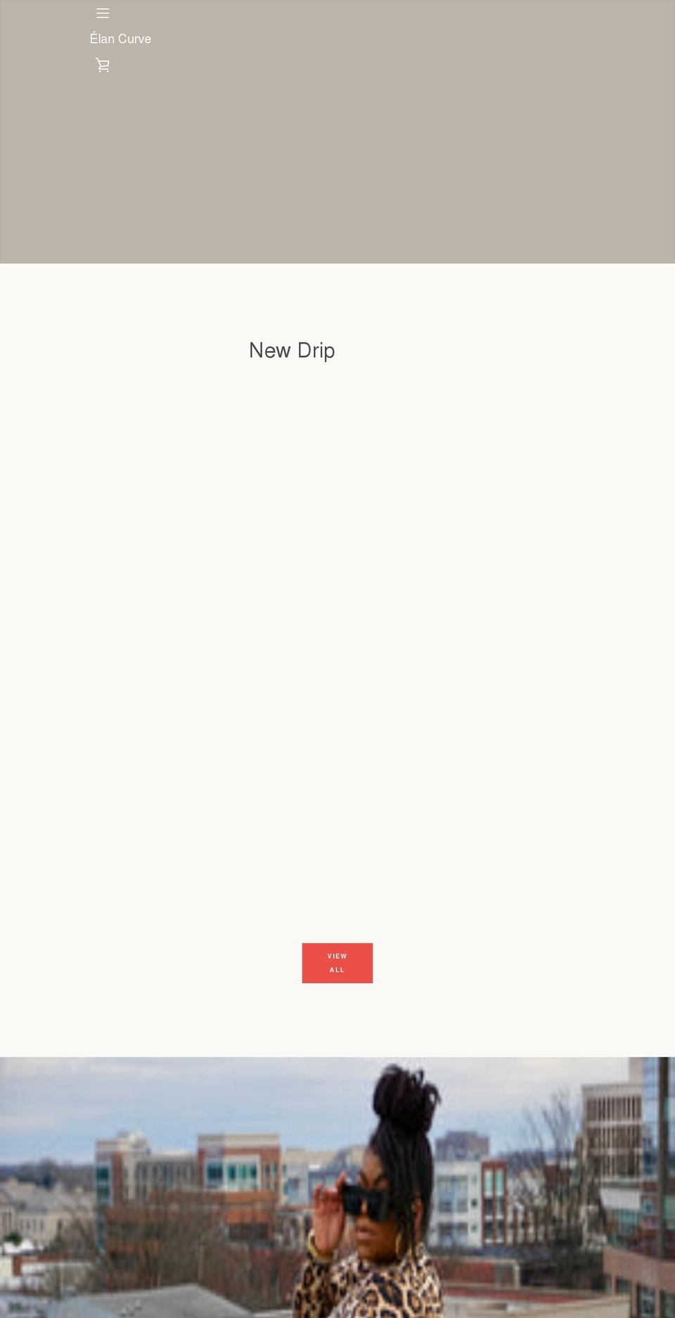elancurve.com shopify website screenshot