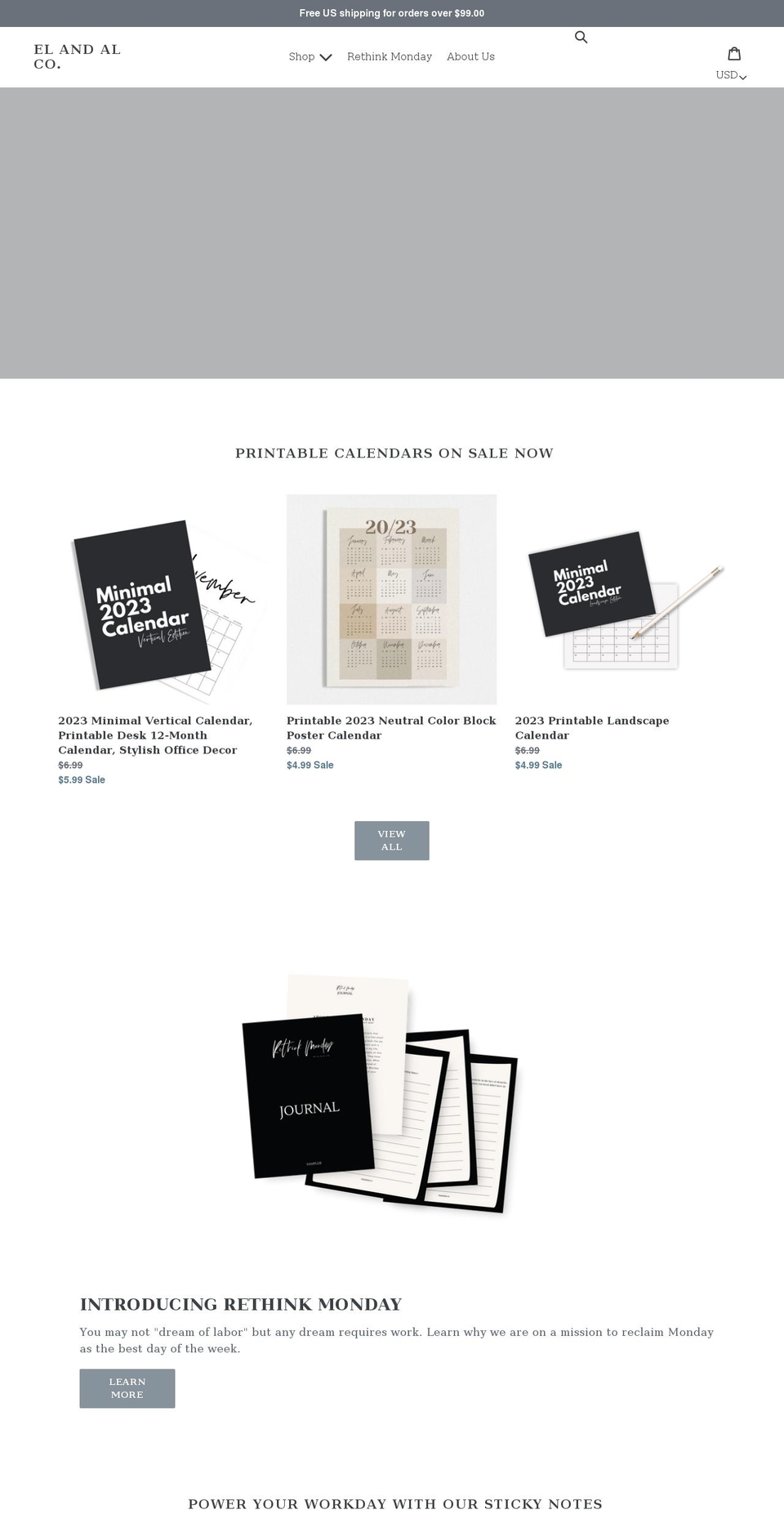 elandal.co shopify website screenshot