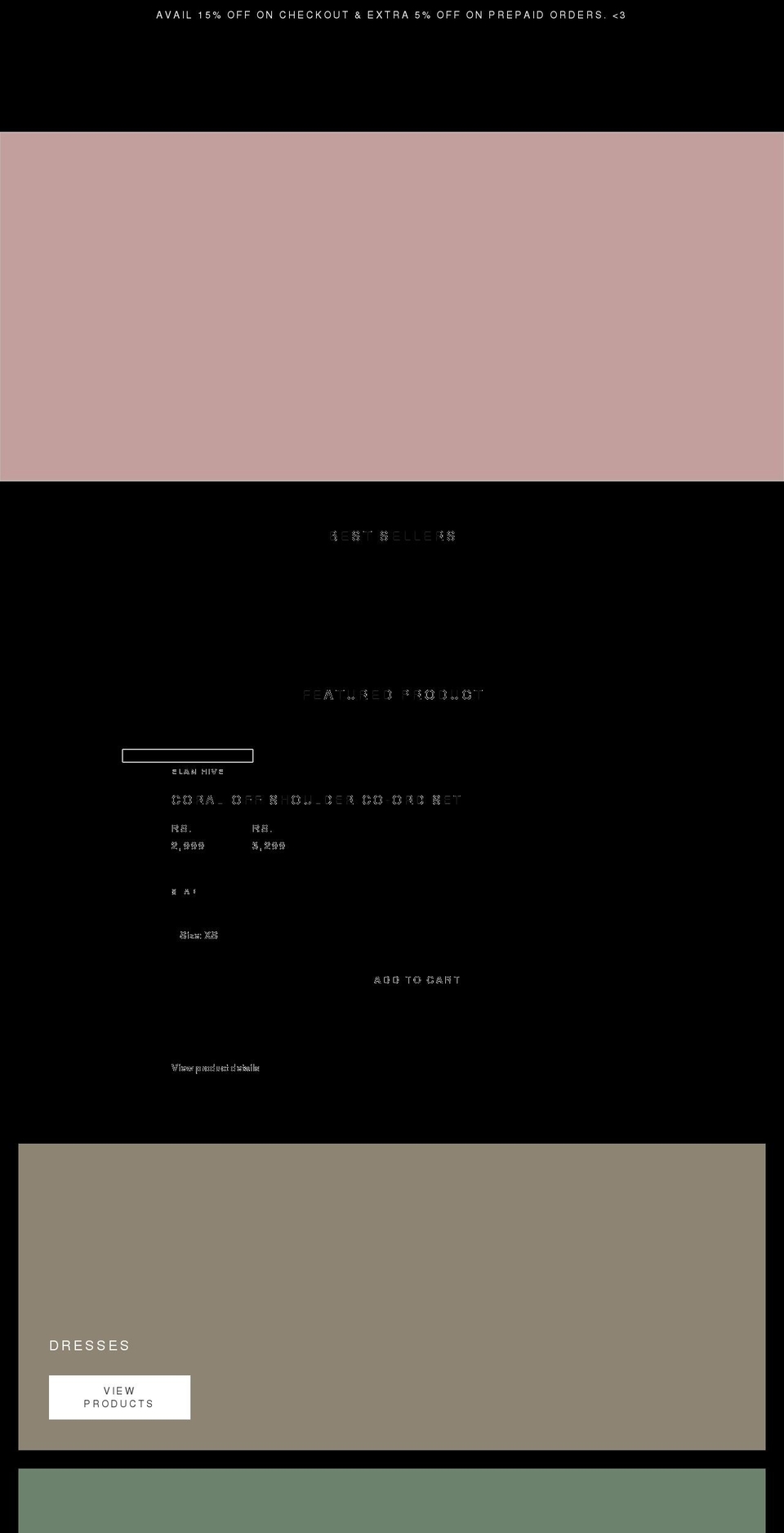 elanhive.com shopify website screenshot
