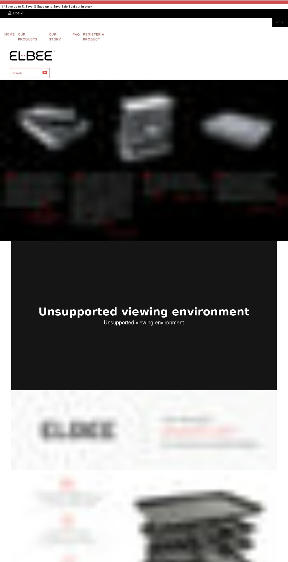 elbeehome.com shopify website screenshot