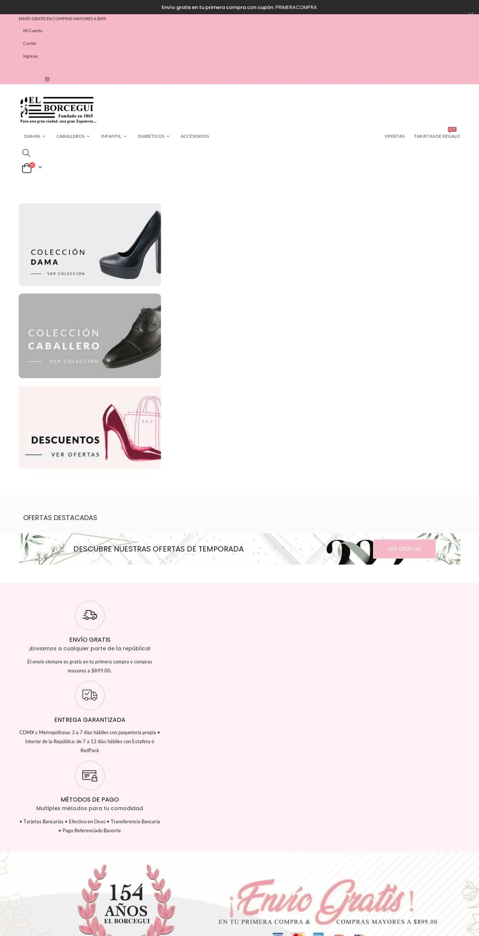 elborcegui.com.mx shopify website screenshot