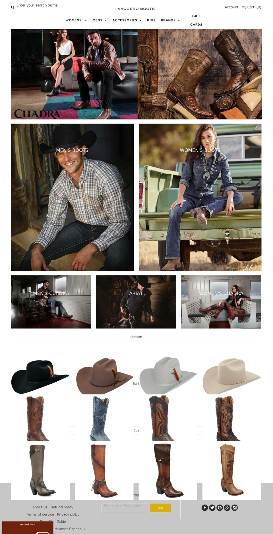 elbotasvaqueras.com — Shopify storefront screenshot