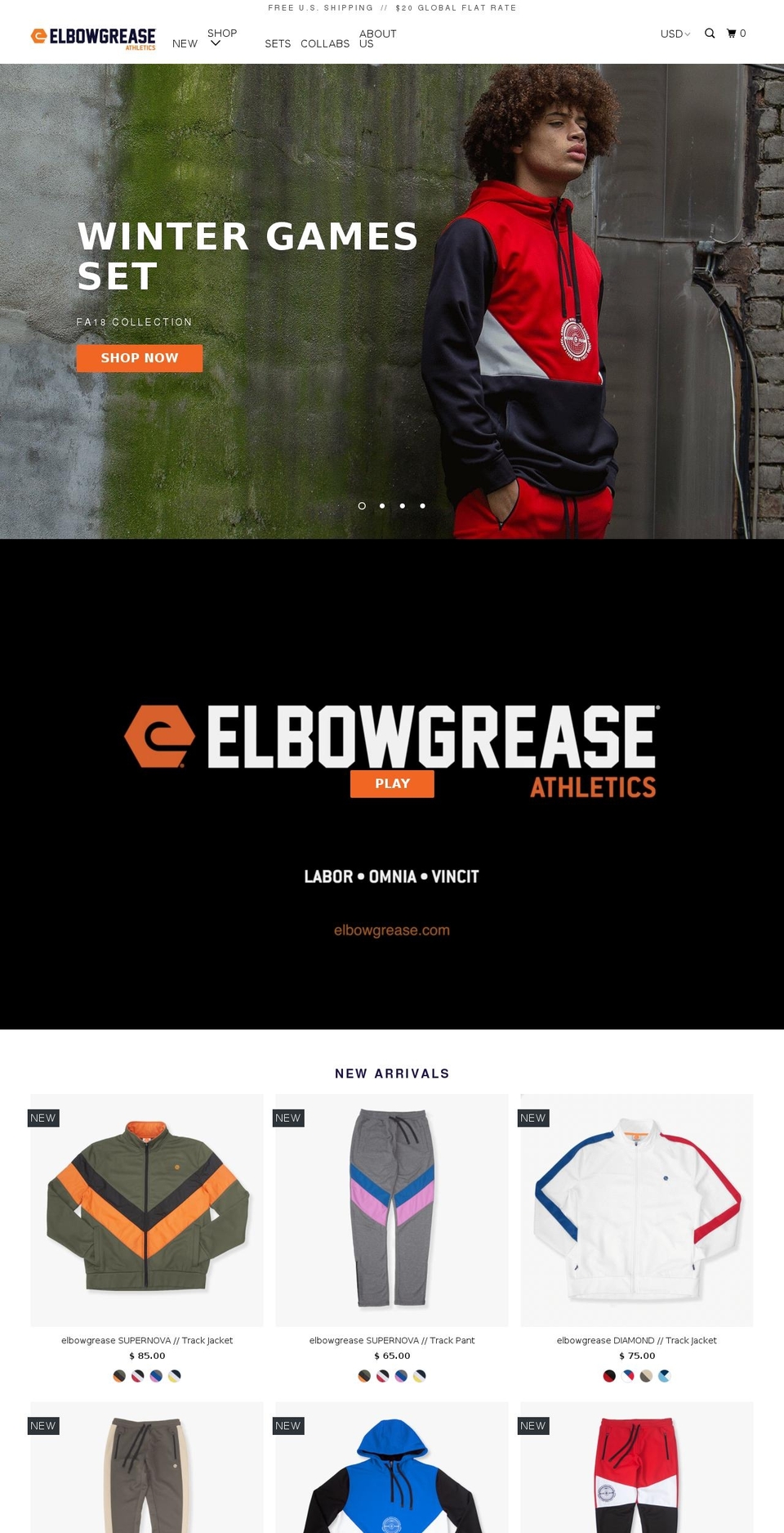 LIVE THEME PARALLAX - Apr. 4th 2018 \/ AB Shopify theme site example elbowgrease.biz