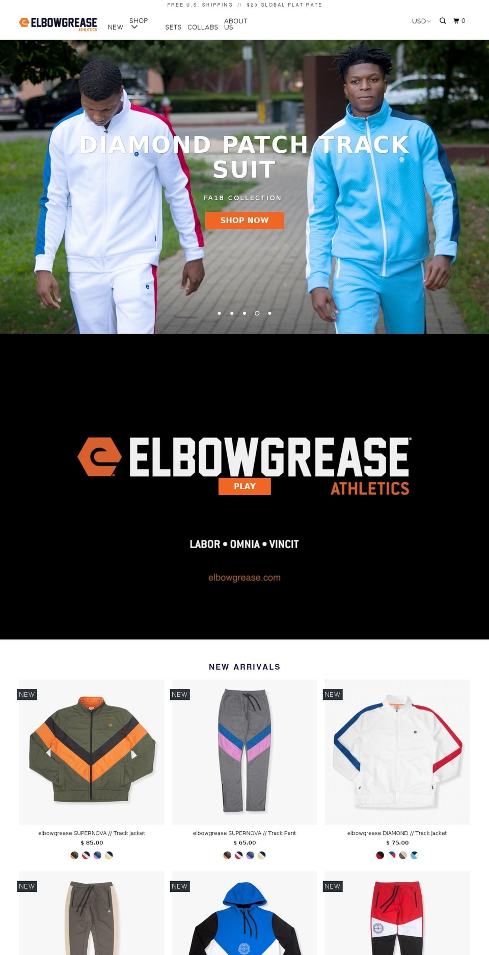 LIVE THEME PARALLAX - Apr. 4th 2018 \/ AB Shopify theme site example elbowgrease.info