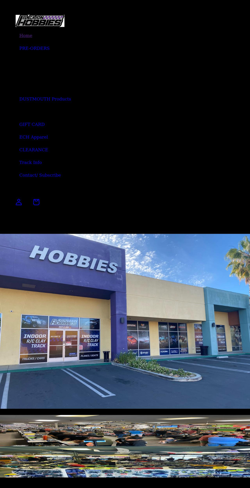 elcajonhobbies.com shopify website screenshot
