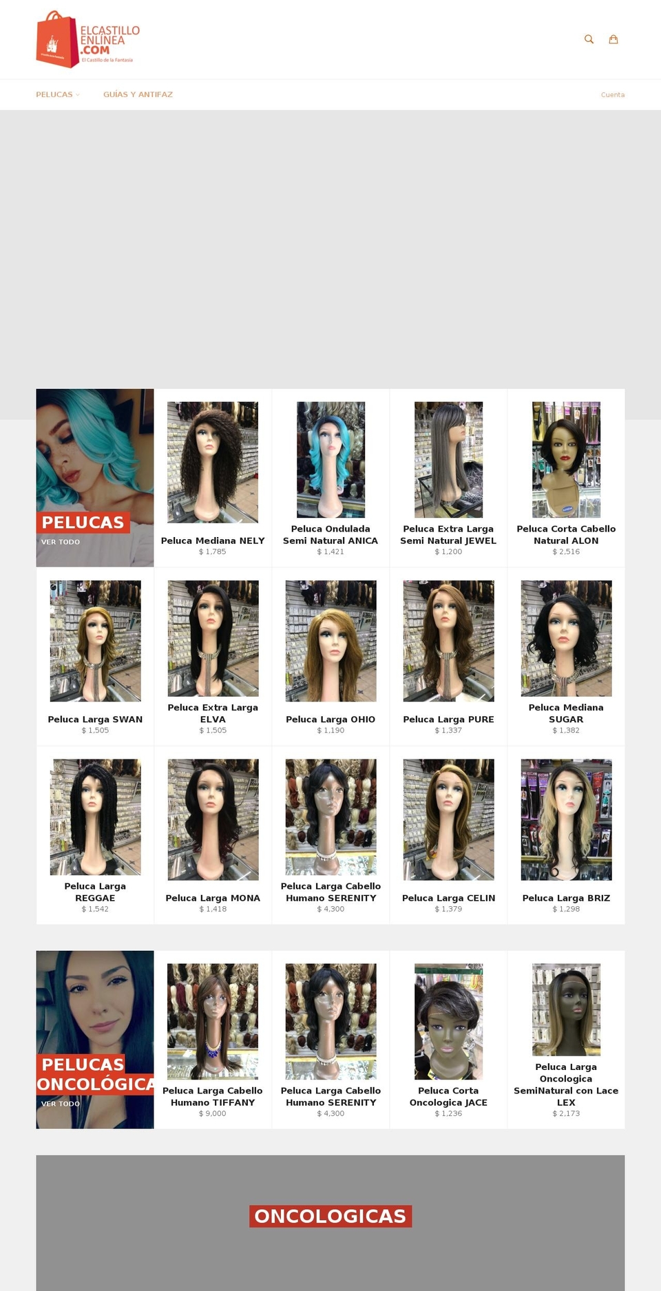 elcastilloenlinea.com — Shopify storefront screenshot