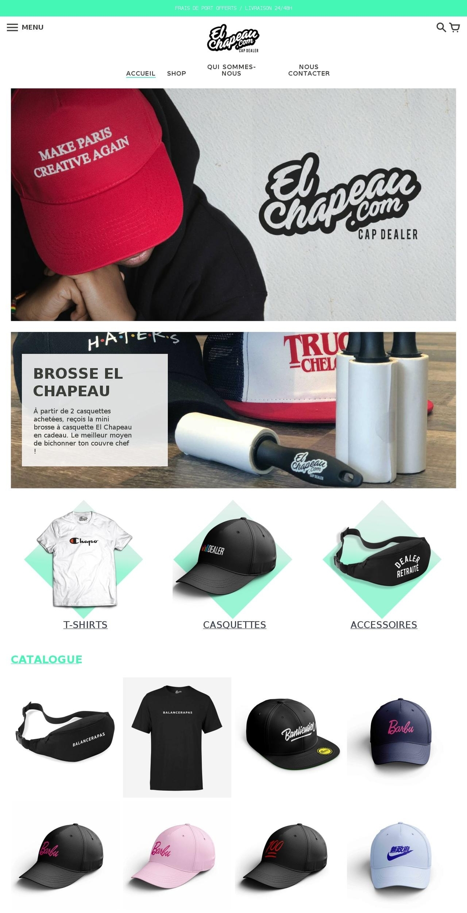 elchapeau.com — Shopify storefront screenshot