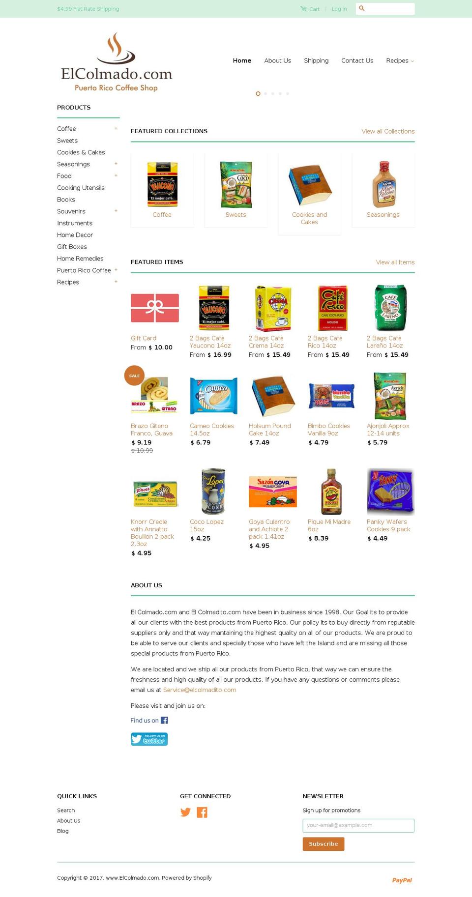elcolmado.com shopify website screenshot