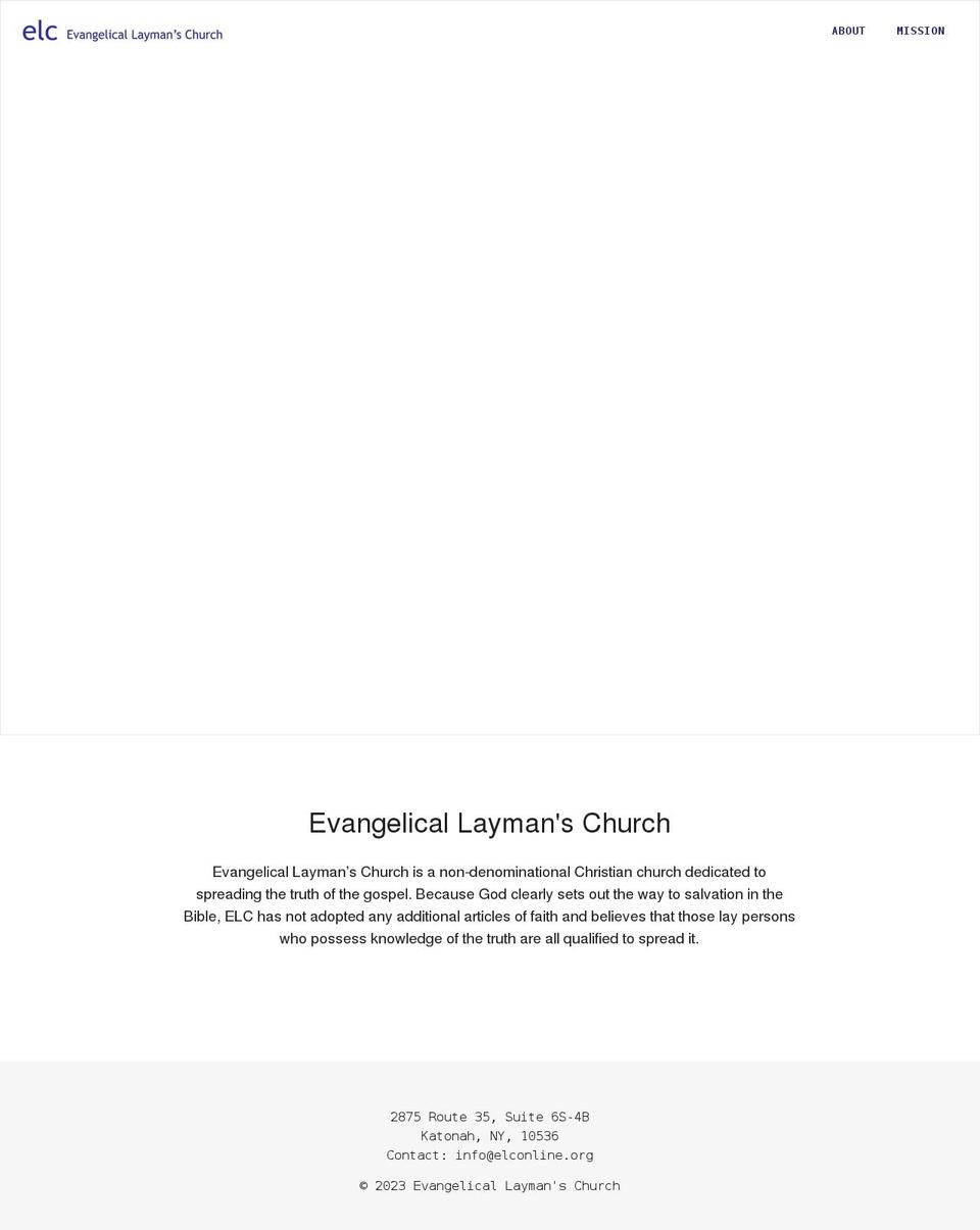 elconline.org shopify website screenshot