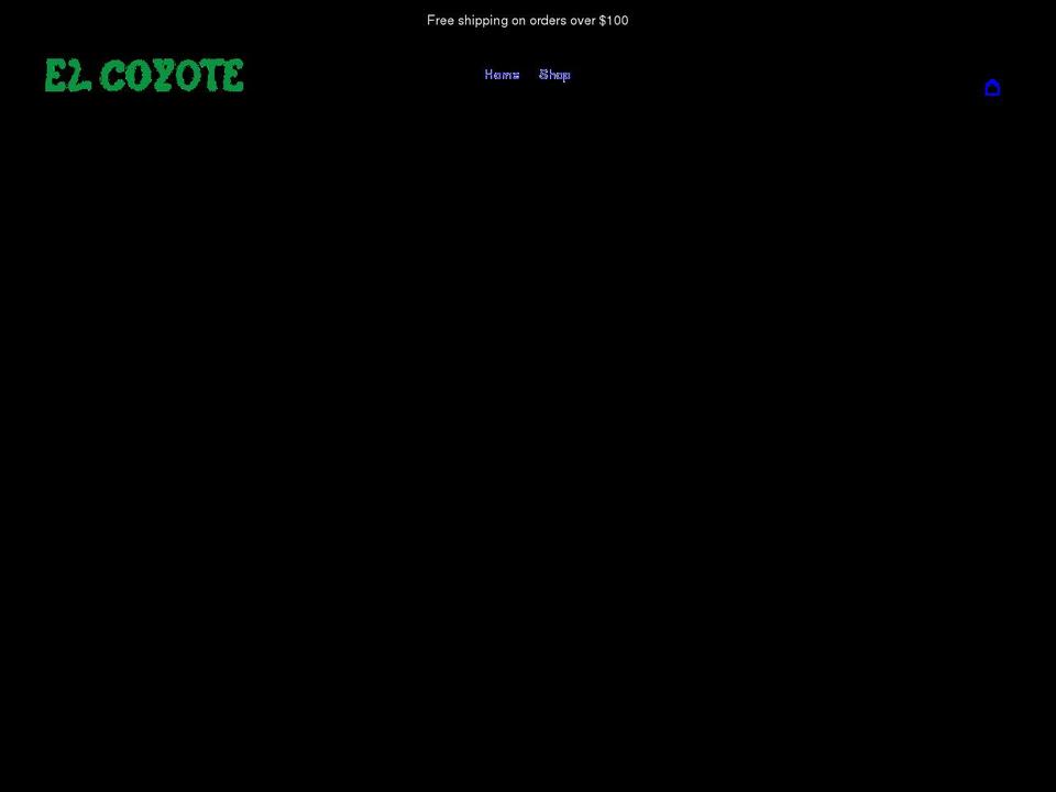 elcoyotesalsa.com shopify website screenshot