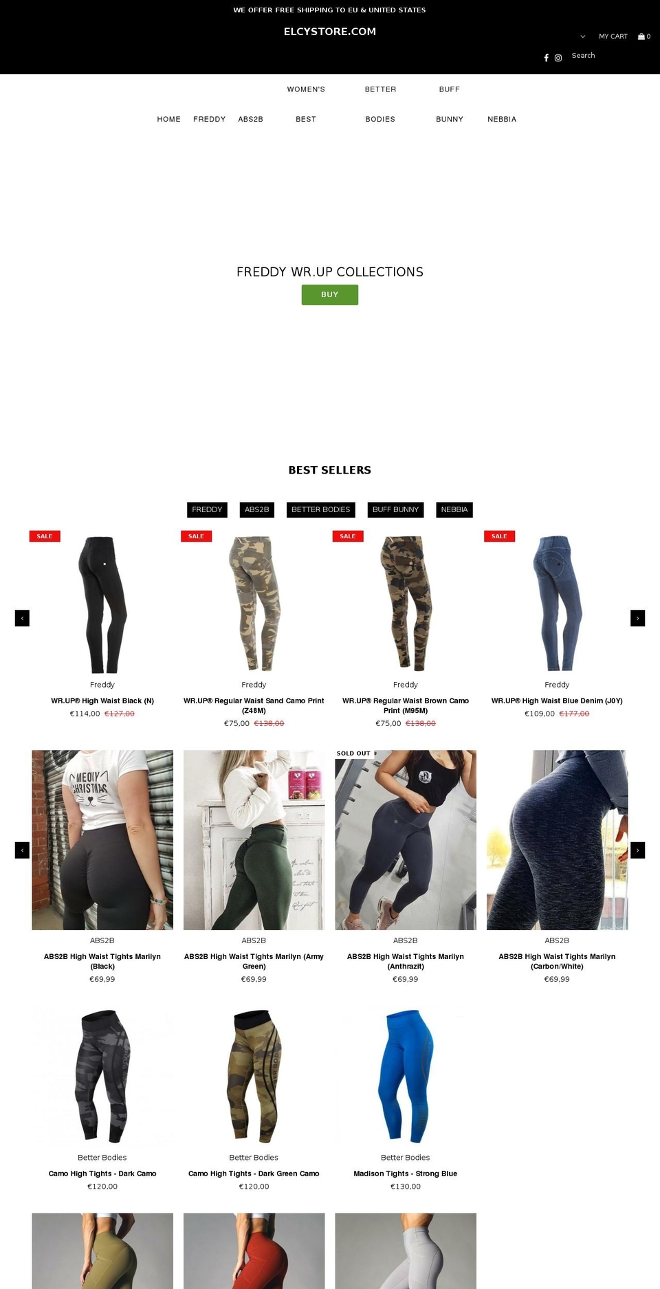 elcystore.com — Shopify storefront screenshot