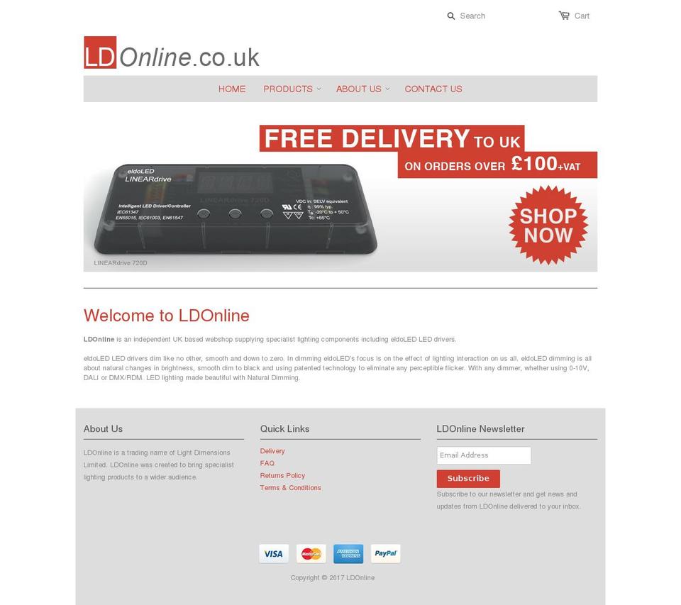 eldoledstore.com shopify website screenshot