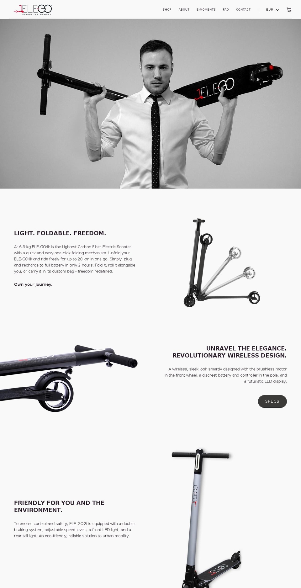 ele-go.org shopify website screenshot