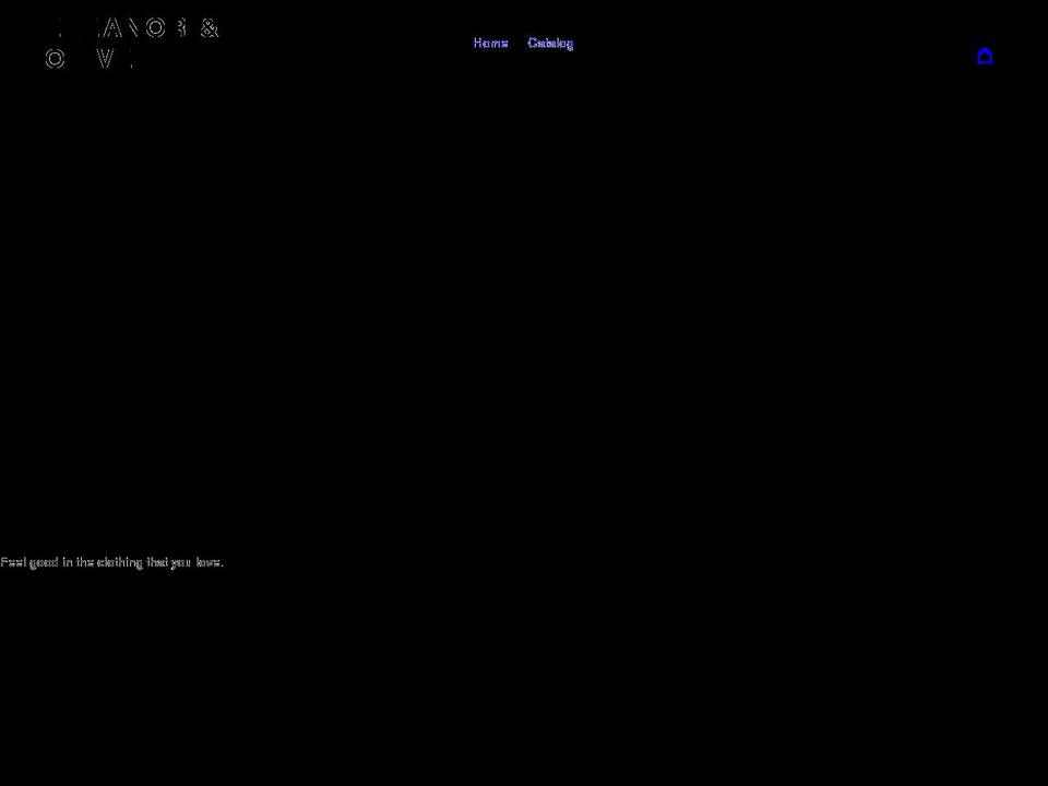 eleanorandolive.com shopify website screenshot
