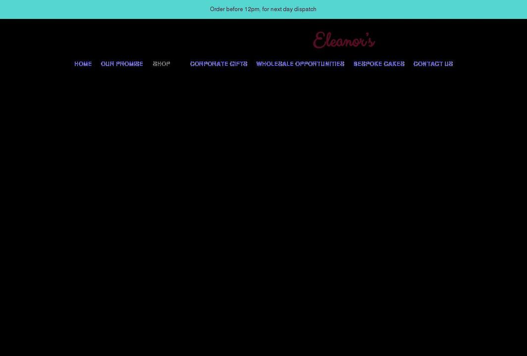 eleanorsbakery.com shopify website screenshot