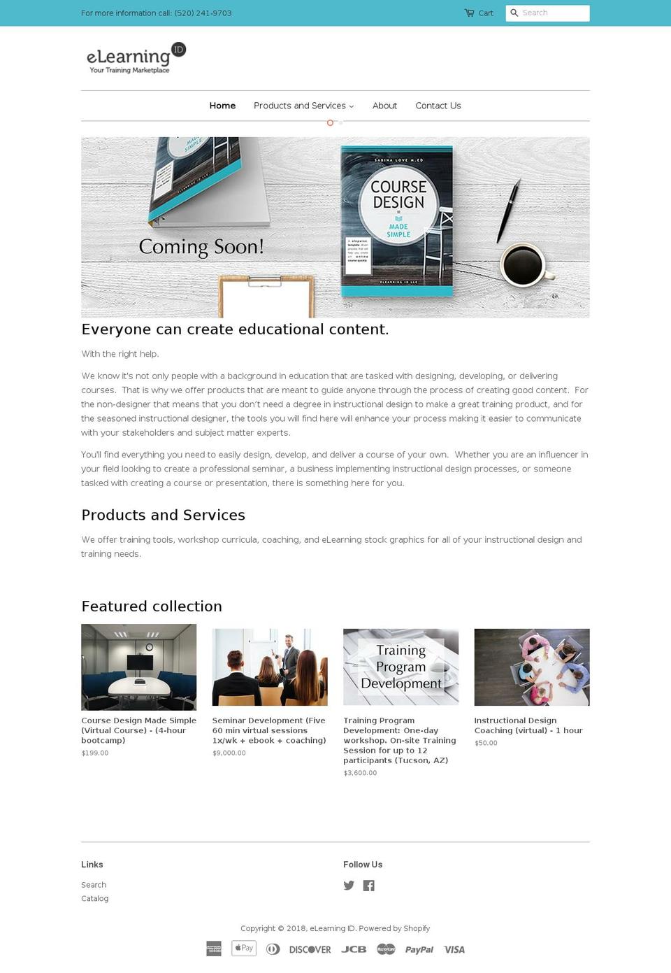 elearningid.com — Shopify storefront screenshot