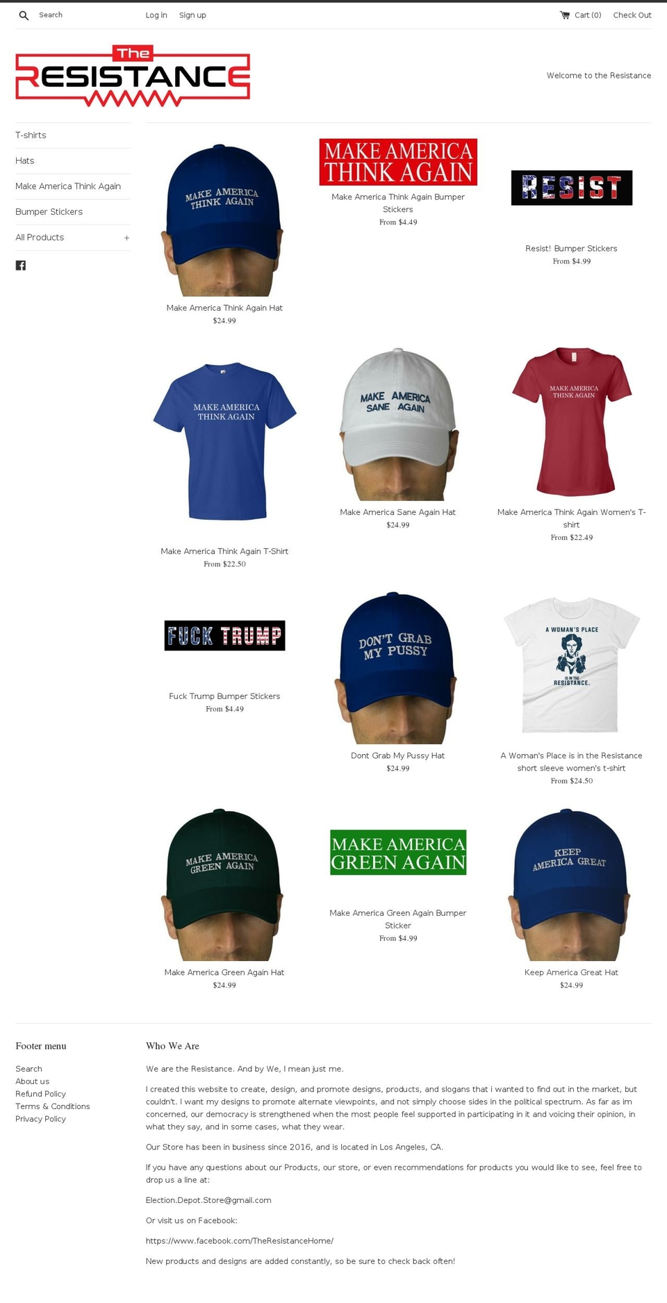 election-depot.com shopify website screenshot