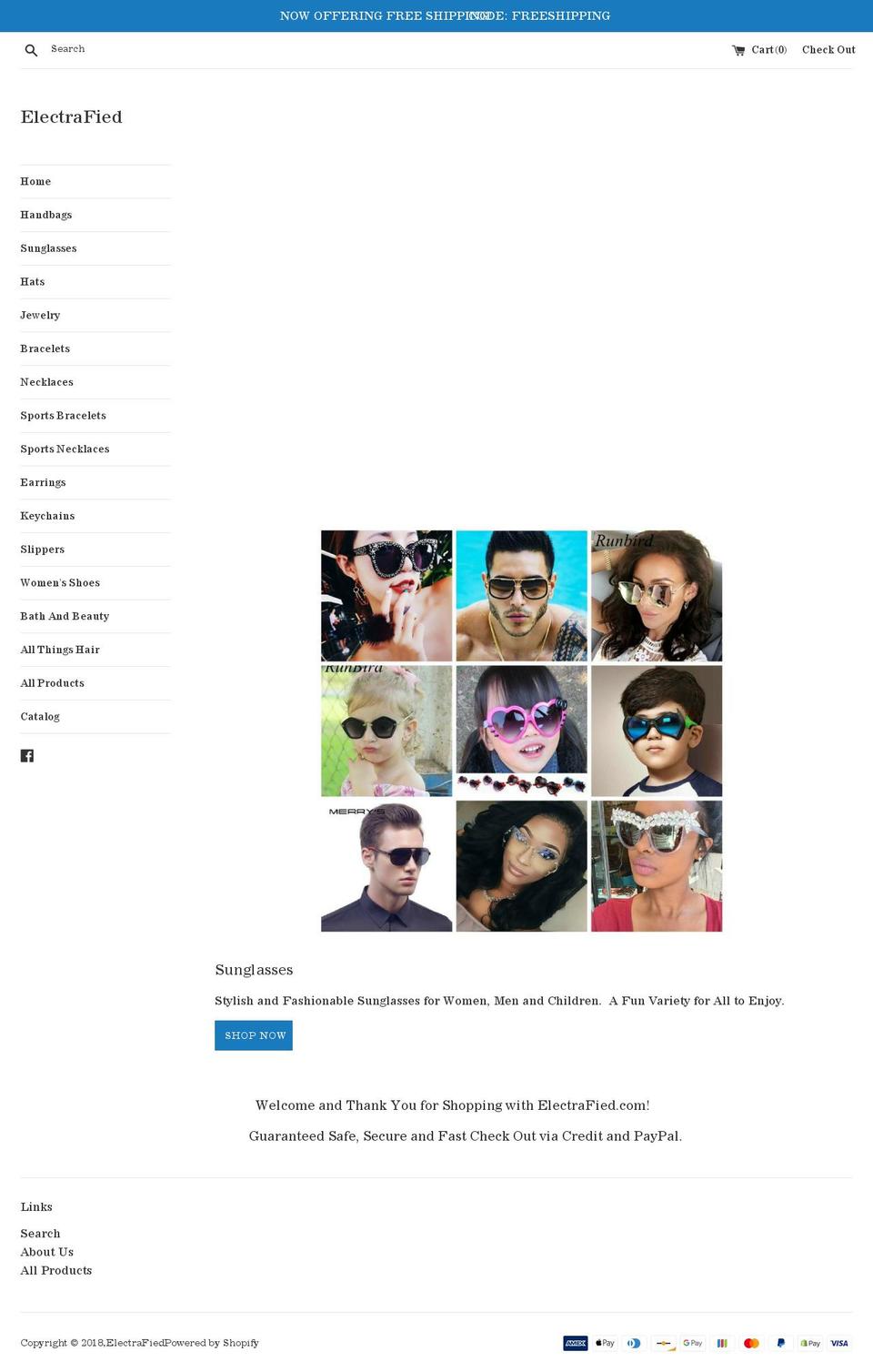 electrafied.com — Shopify storefront screenshot