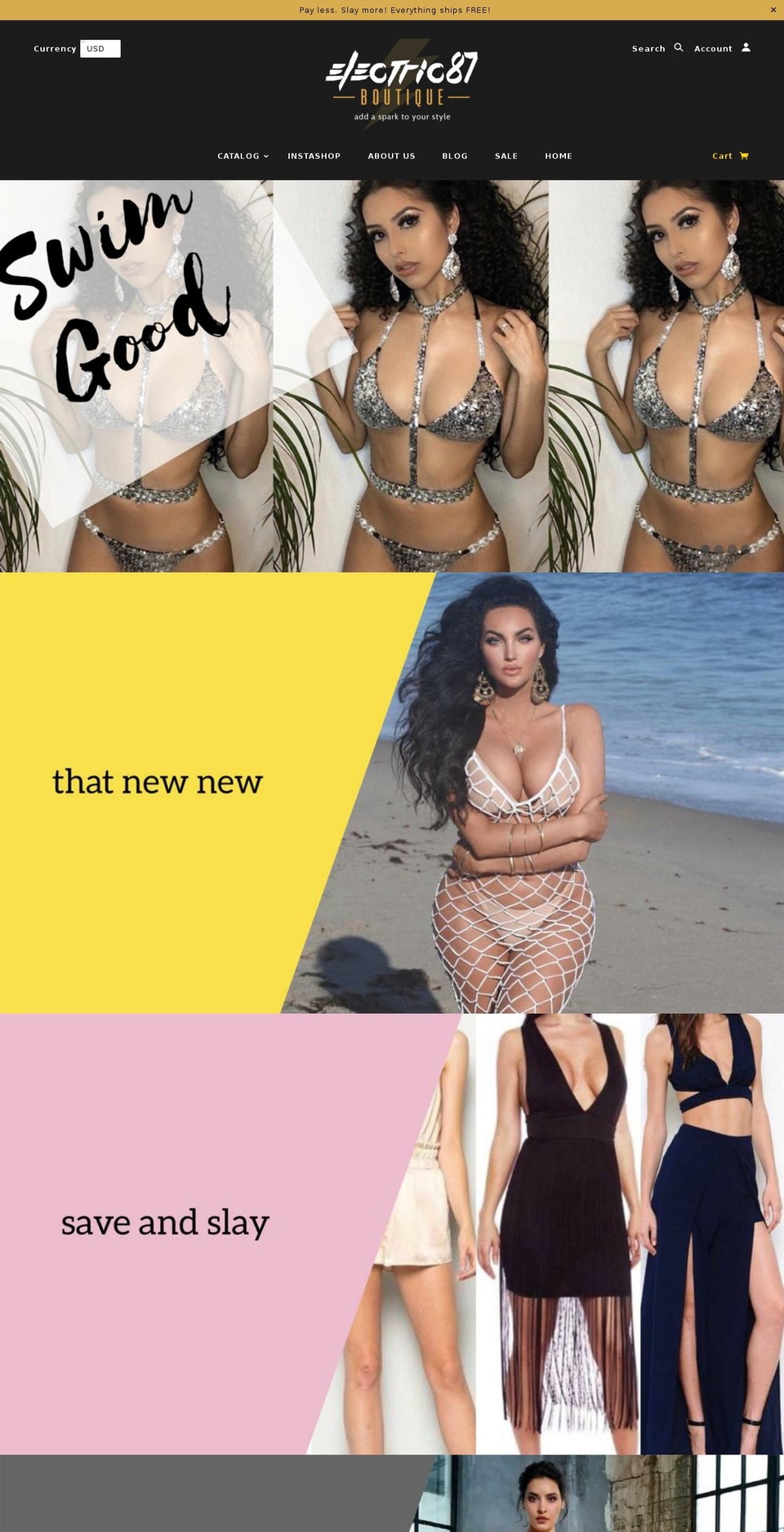 electric87.com — Shopify storefront screenshot