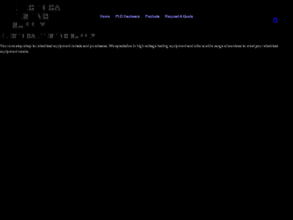 electricaltestingsupply.com shopify website screenshot