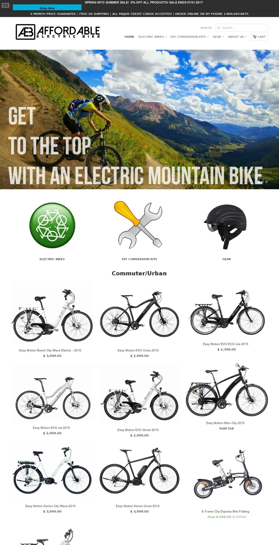 electricbikeplanet.com — Shopify storefront screenshot