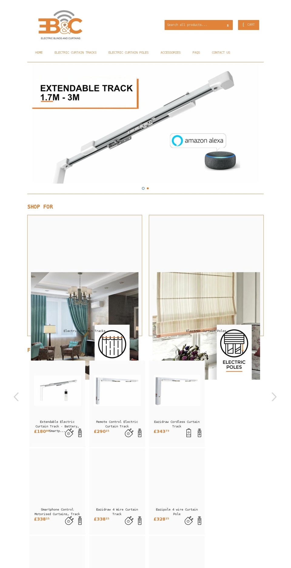 Copy of Master Shopify theme site example electricblindsandcurtains.com