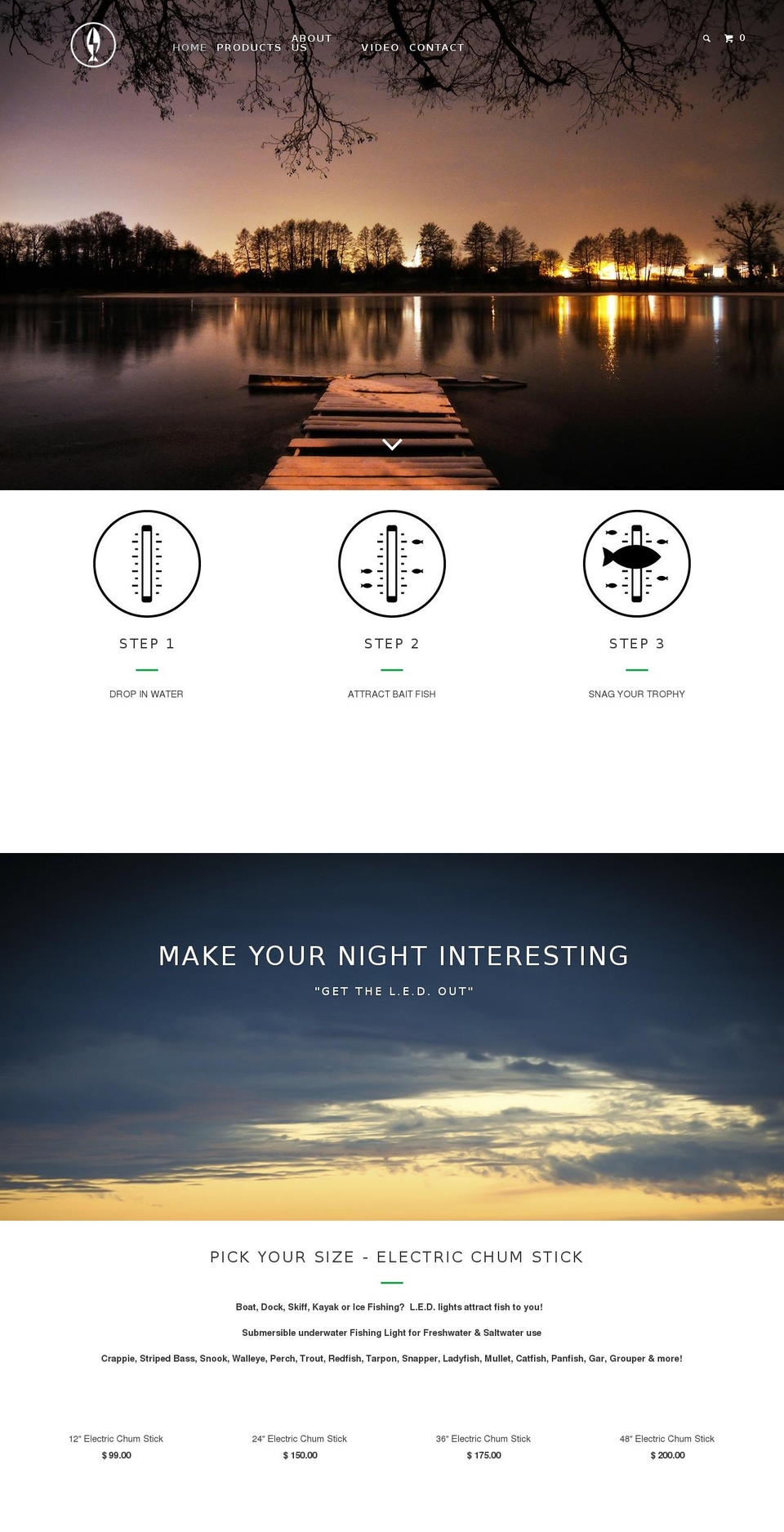 electricchumstick.com shopify website screenshot