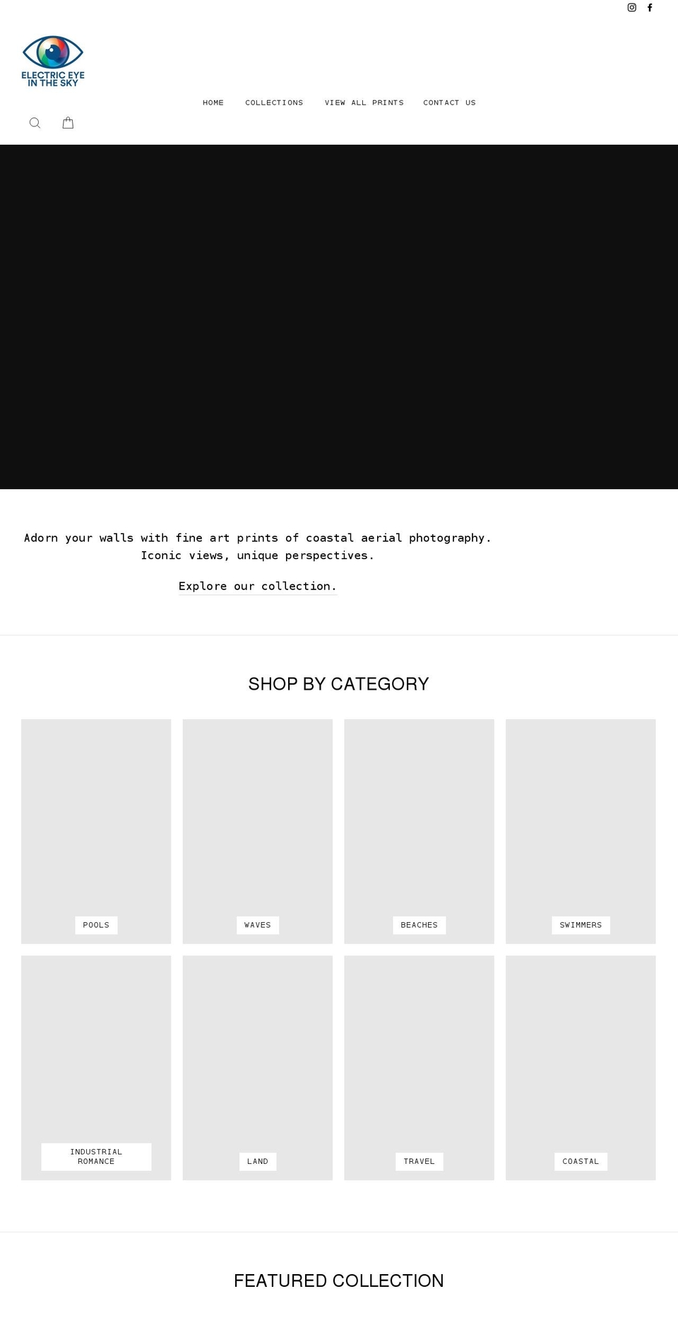 electriceye.com.au shopify website screenshot