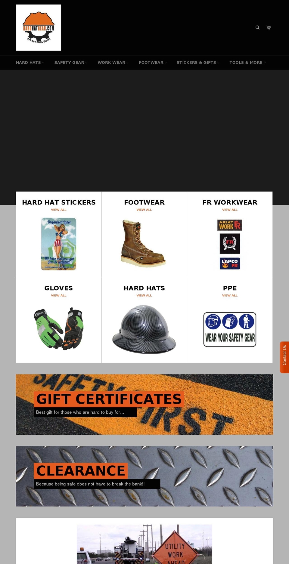 electriciansgear.com — Shopify storefront screenshot