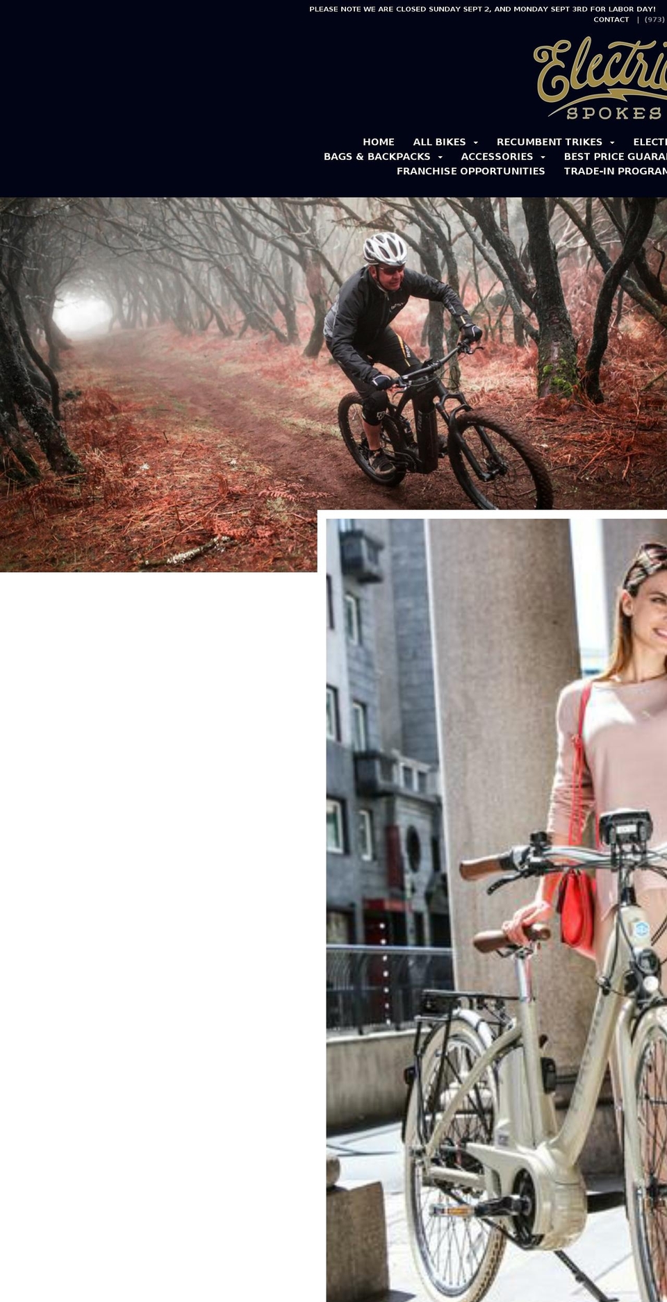 electricspokes.com — Shopify storefront screenshot
