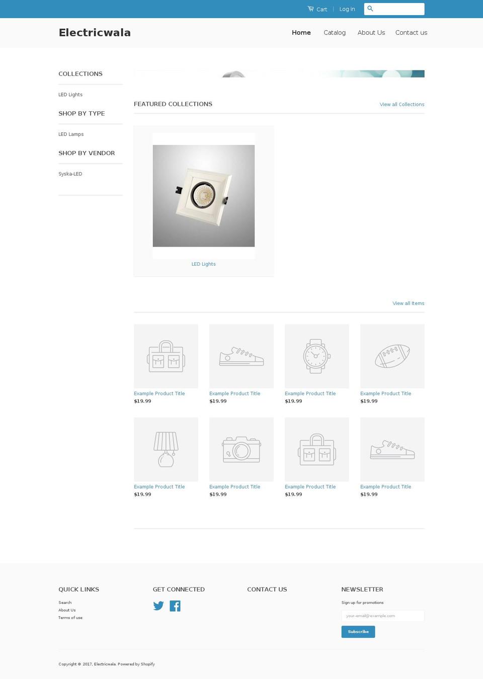 electricwala.com shopify website screenshot