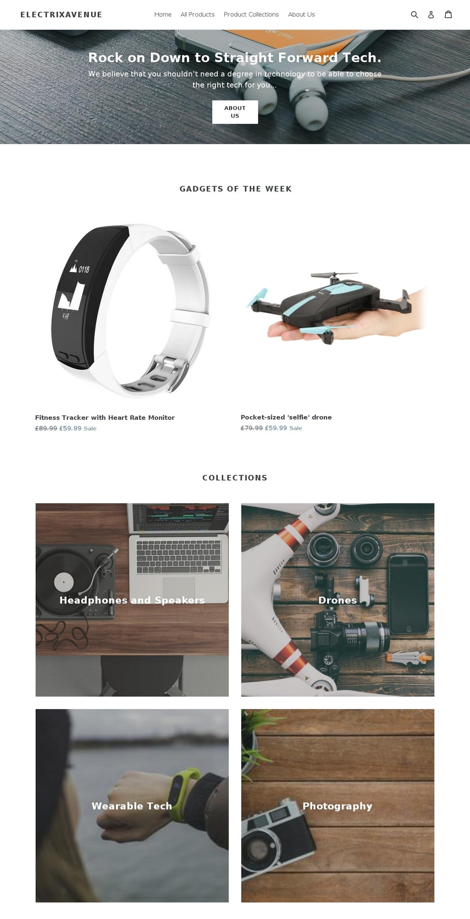 electrixavenue.com — Shopify storefront screenshot