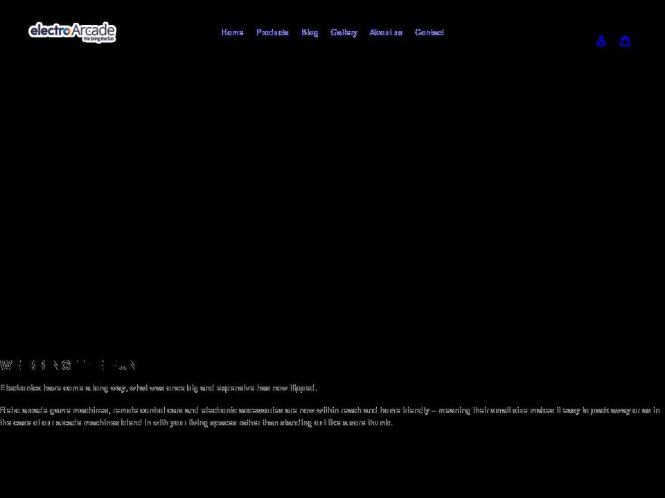 electroarcade.com.au shopify website screenshot