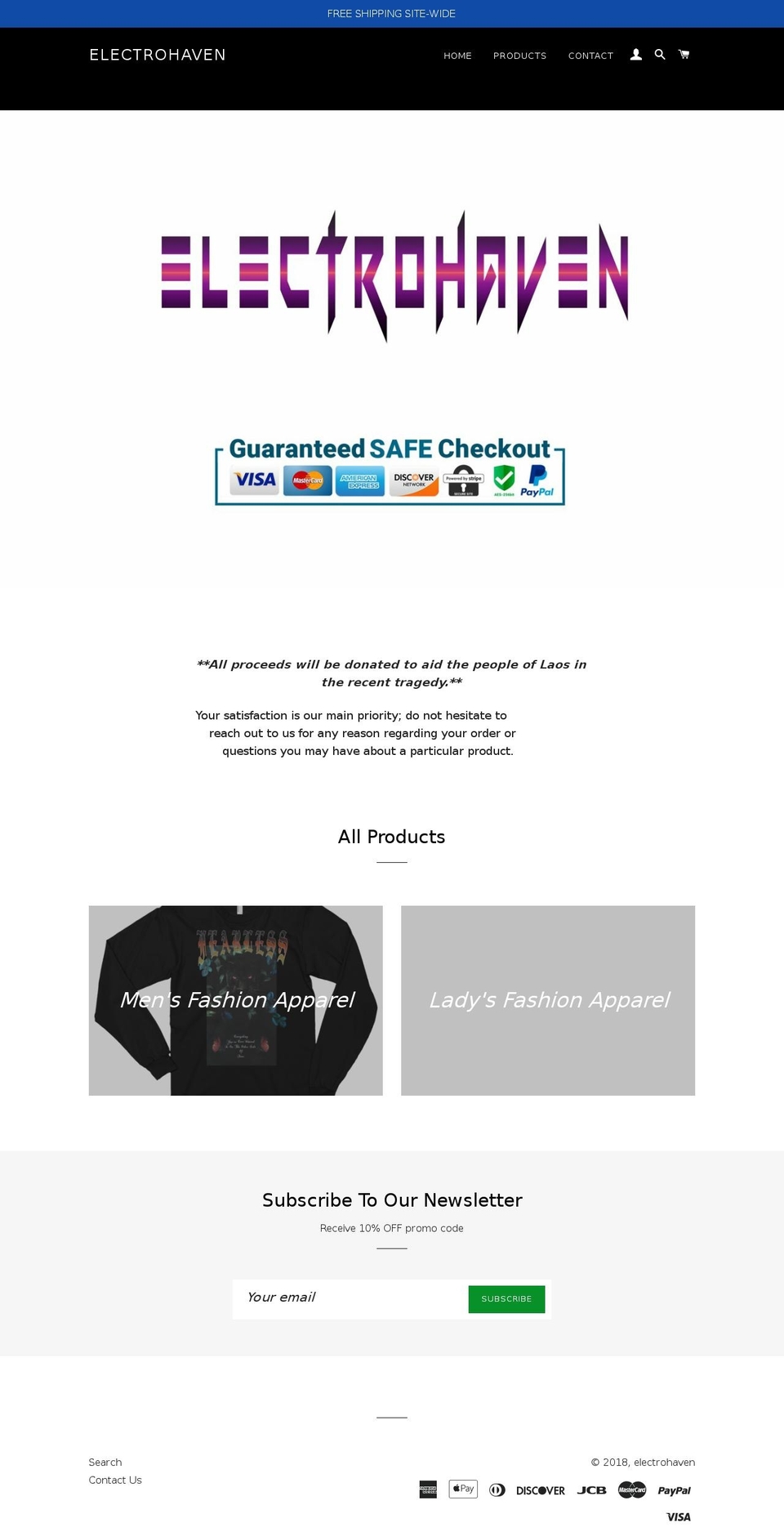electrohaven.com — Shopify storefront screenshot