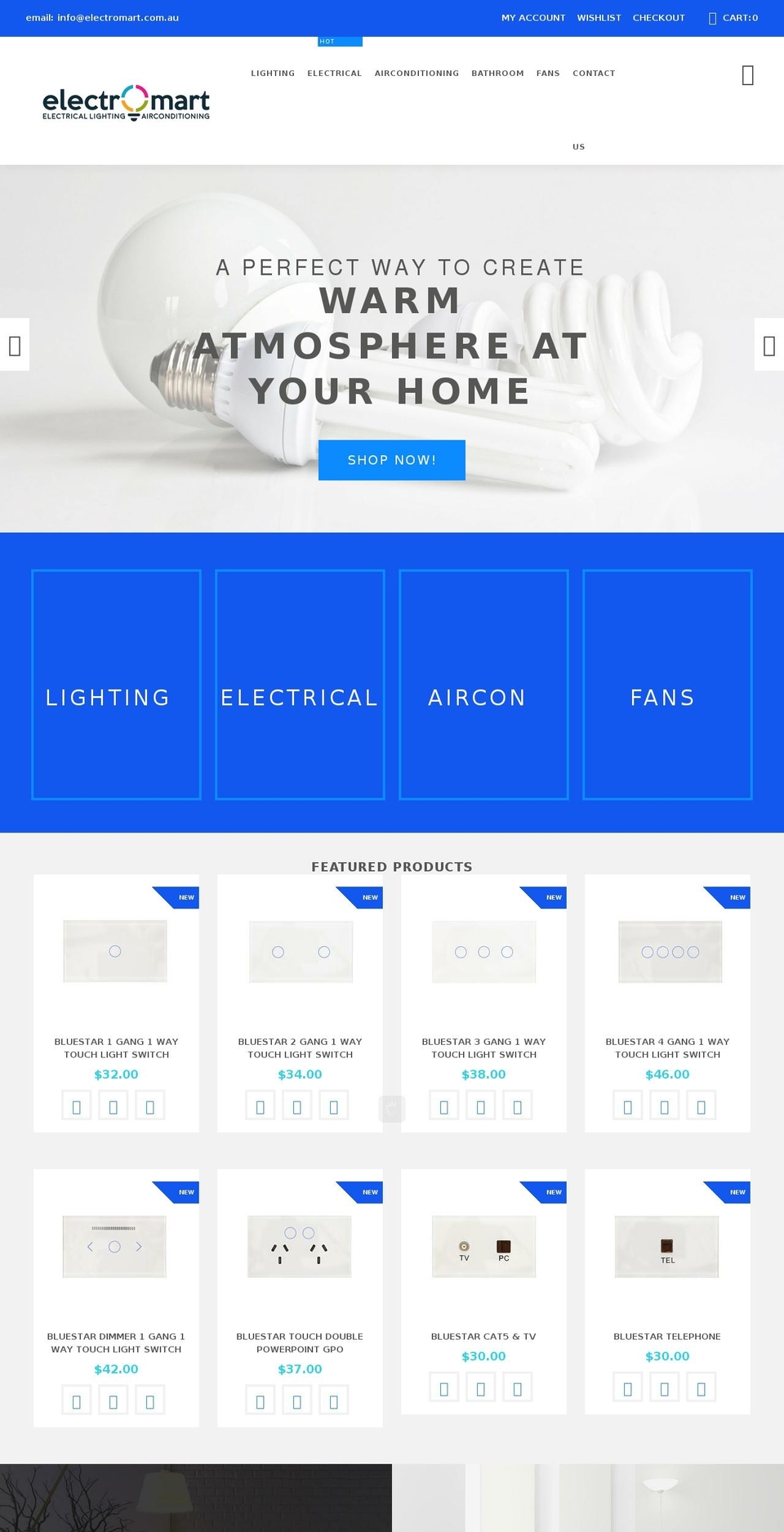 electromart.com.au shopify website screenshot