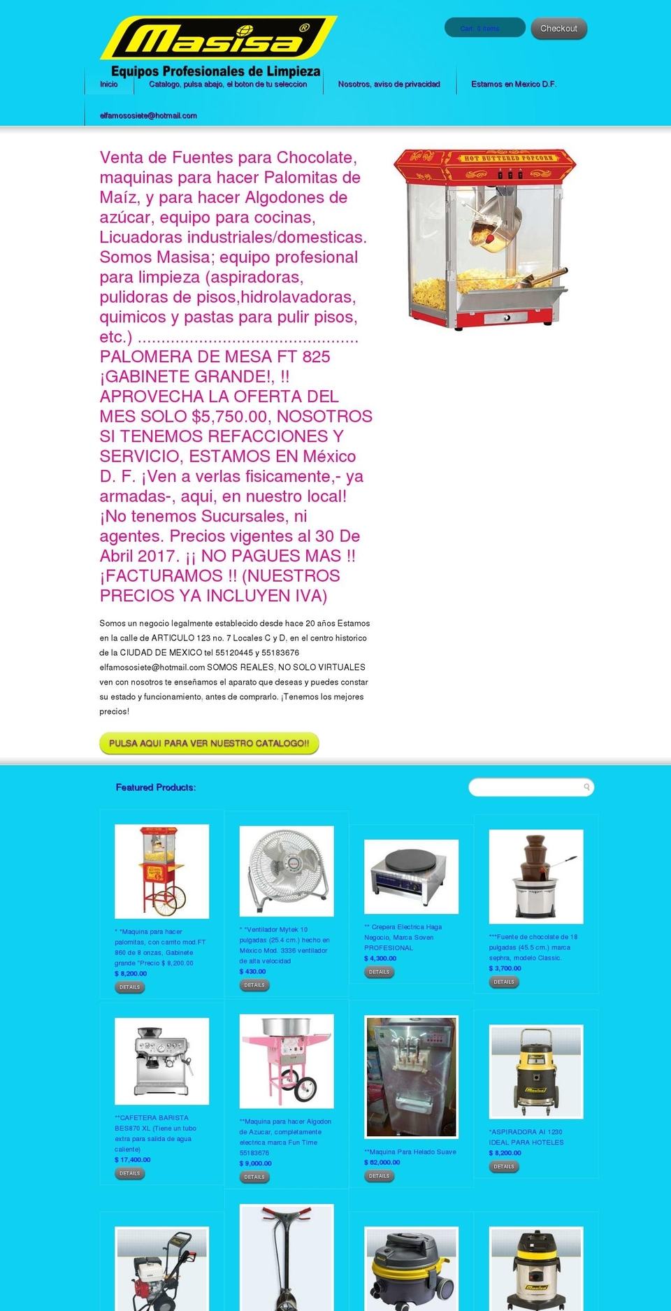 electromx.info shopify website screenshot