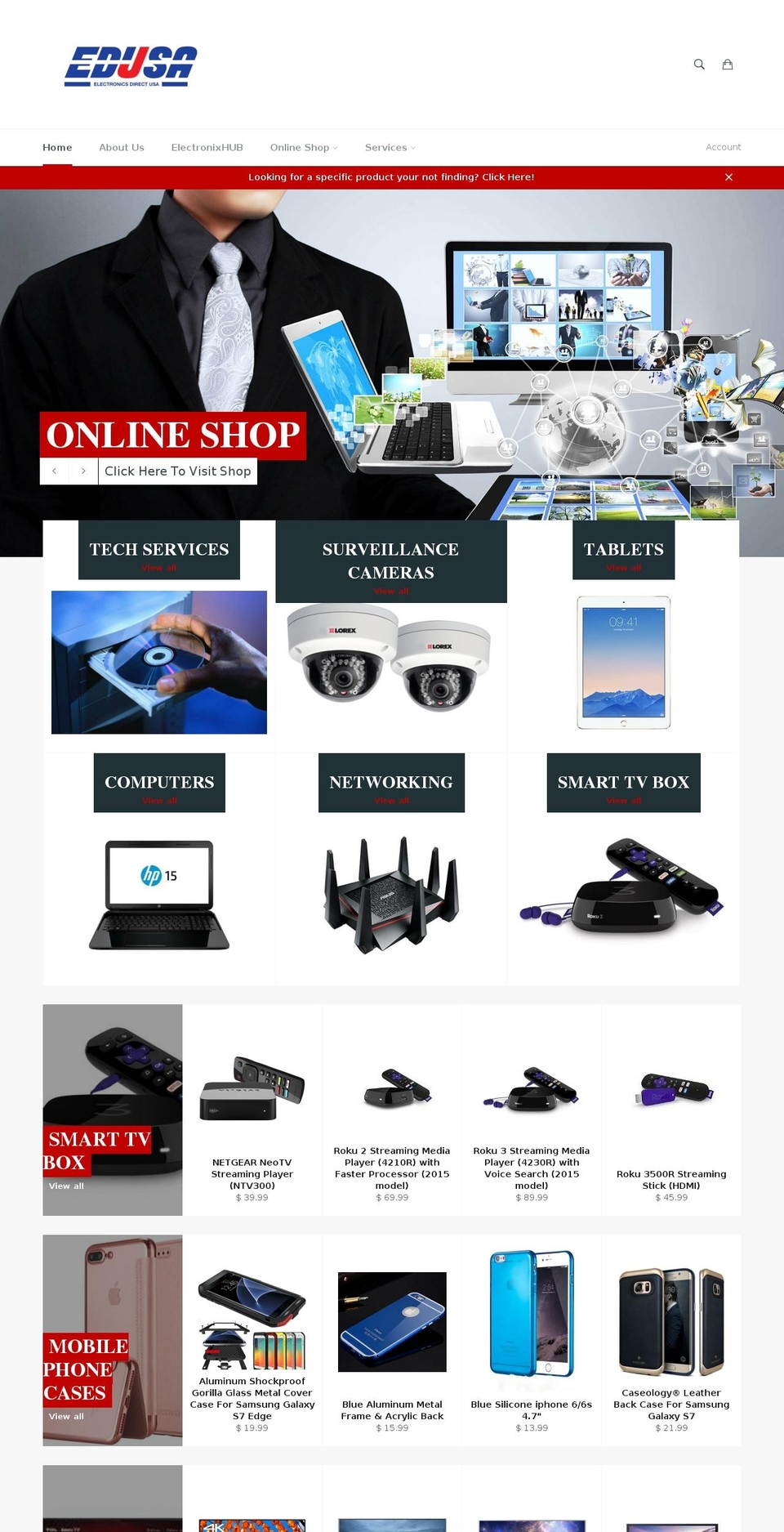 electronicsdirectusa.com shopify website screenshot