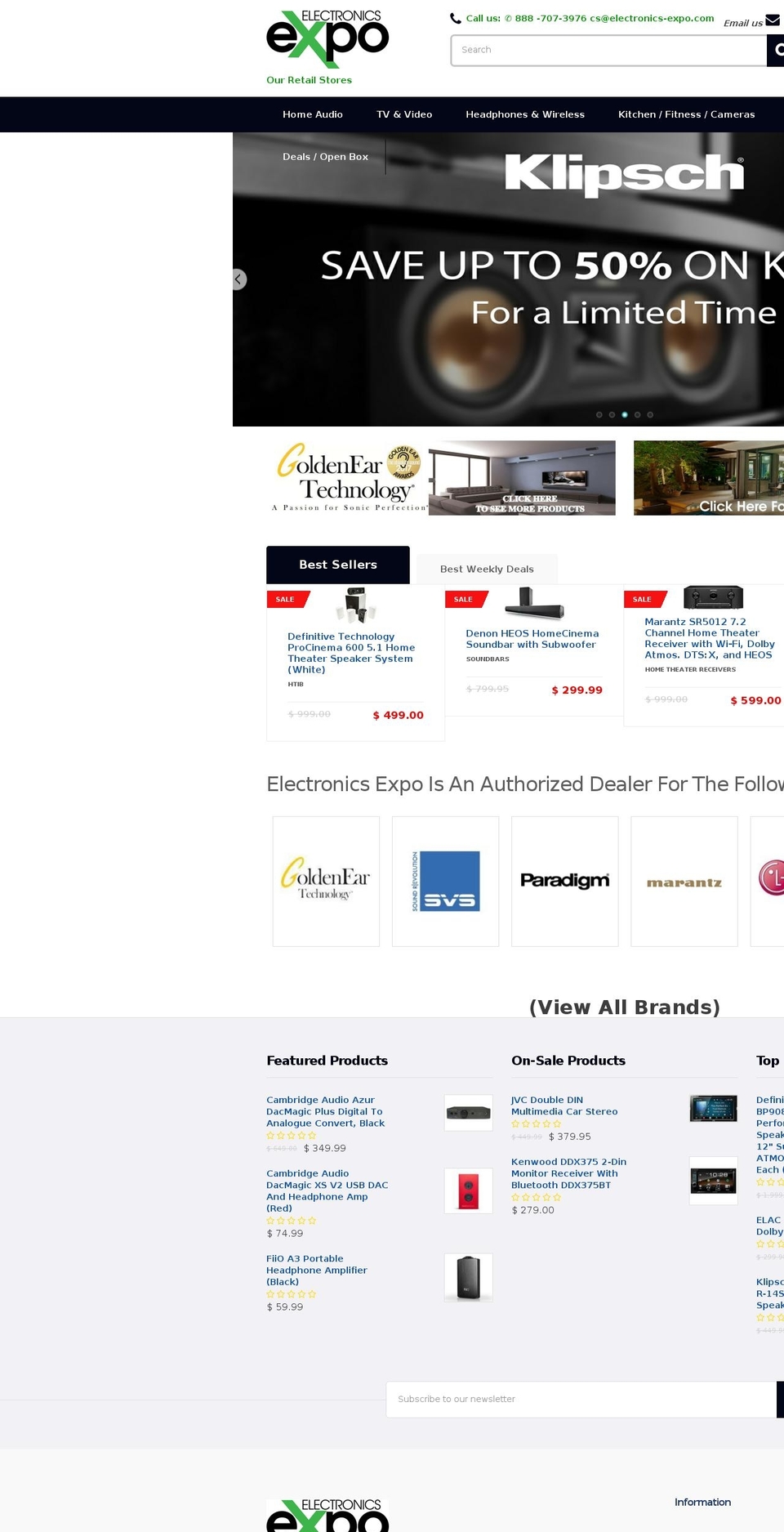 electronicxpo.com shopify website screenshot