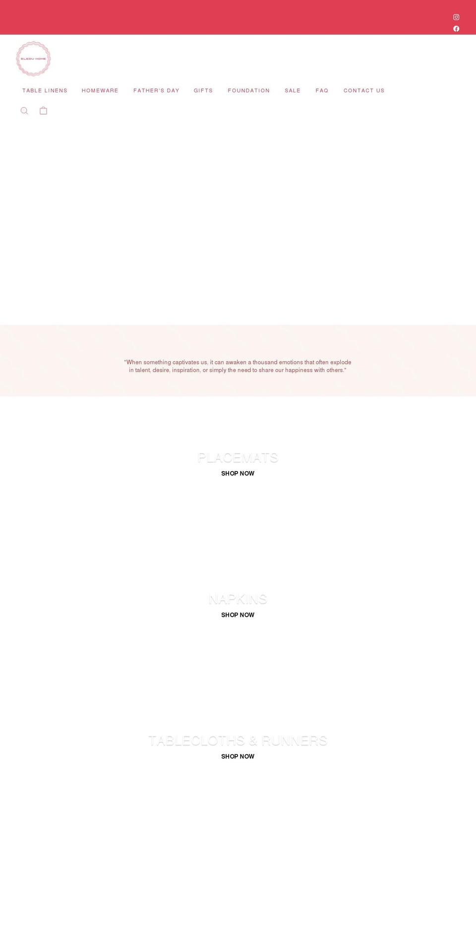 eleduhome.com shopify website screenshot