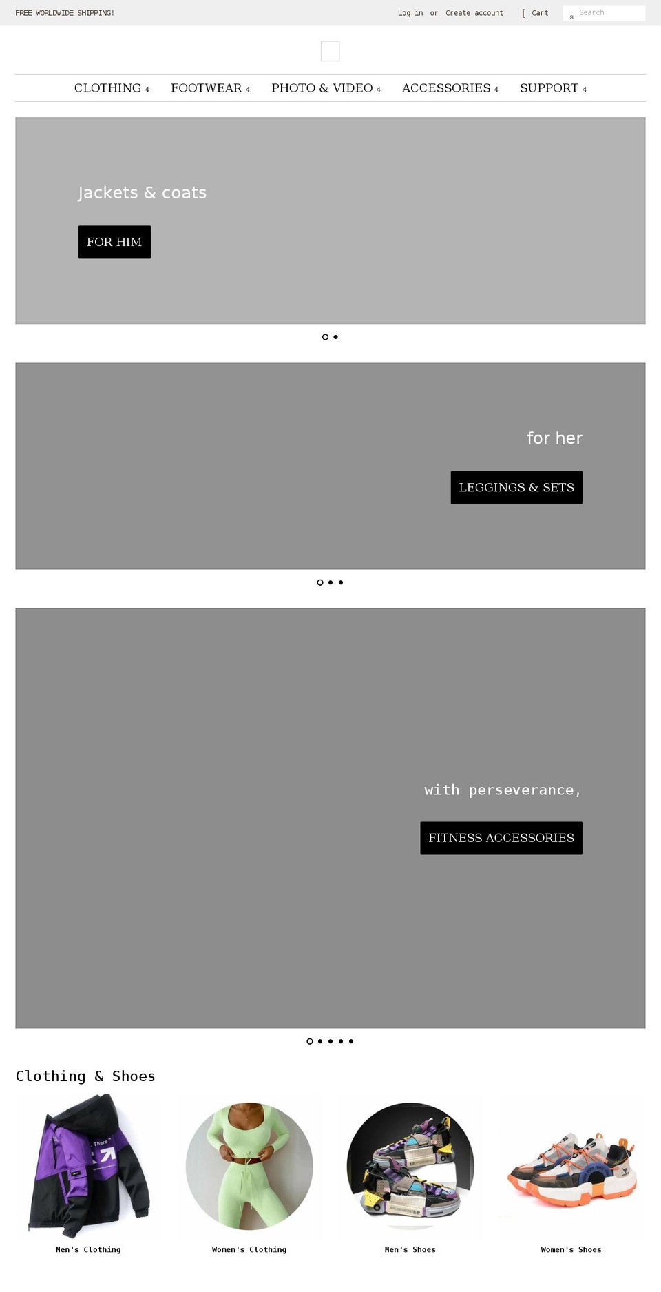 elegance-fitness.com shopify website screenshot