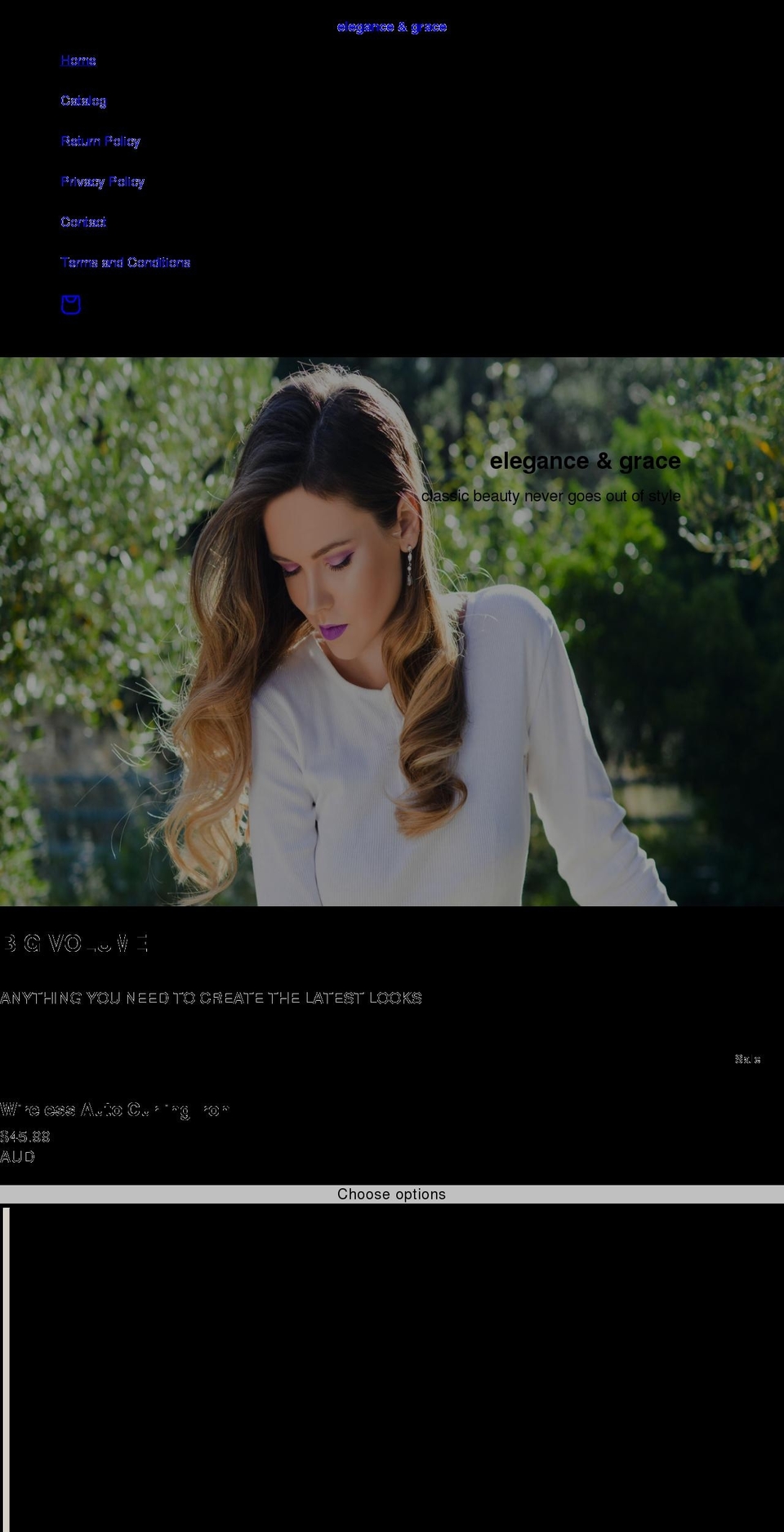 elegancengrace.com shopify website screenshot