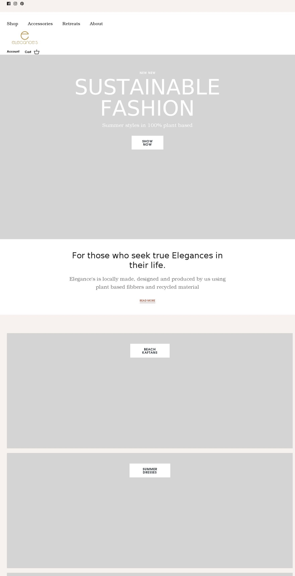 elegances.me shopify website screenshot