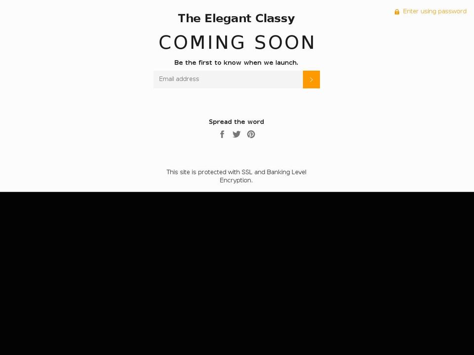 elegantclassy.com — Shopify storefront screenshot