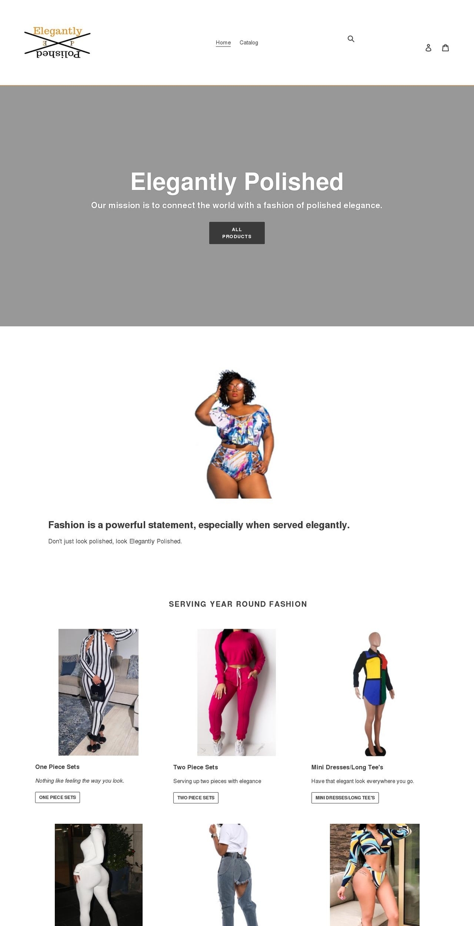 elegantly-polished.com shopify website screenshot