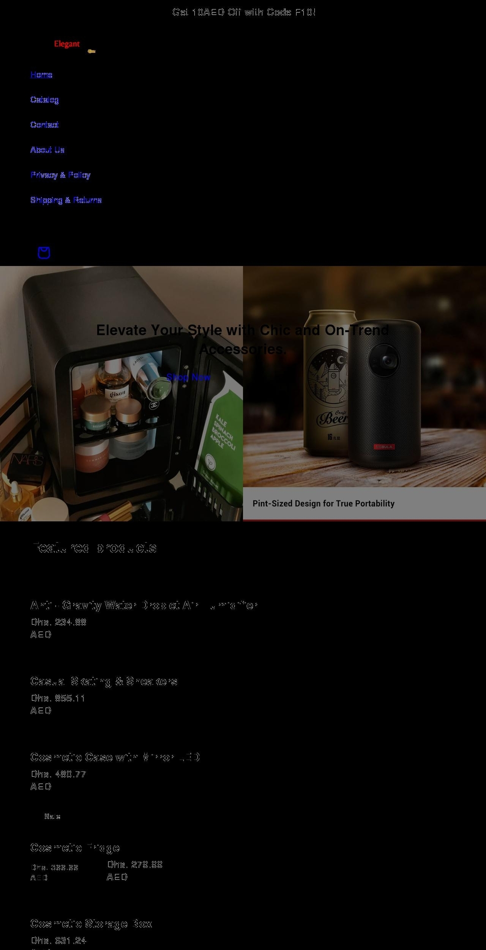 elegantneeds.com — Shopify storefront screenshot