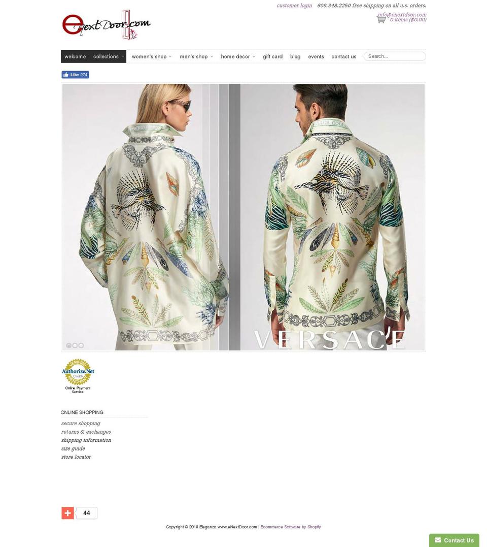 eleganzastyle.com — Shopify storefront screenshot