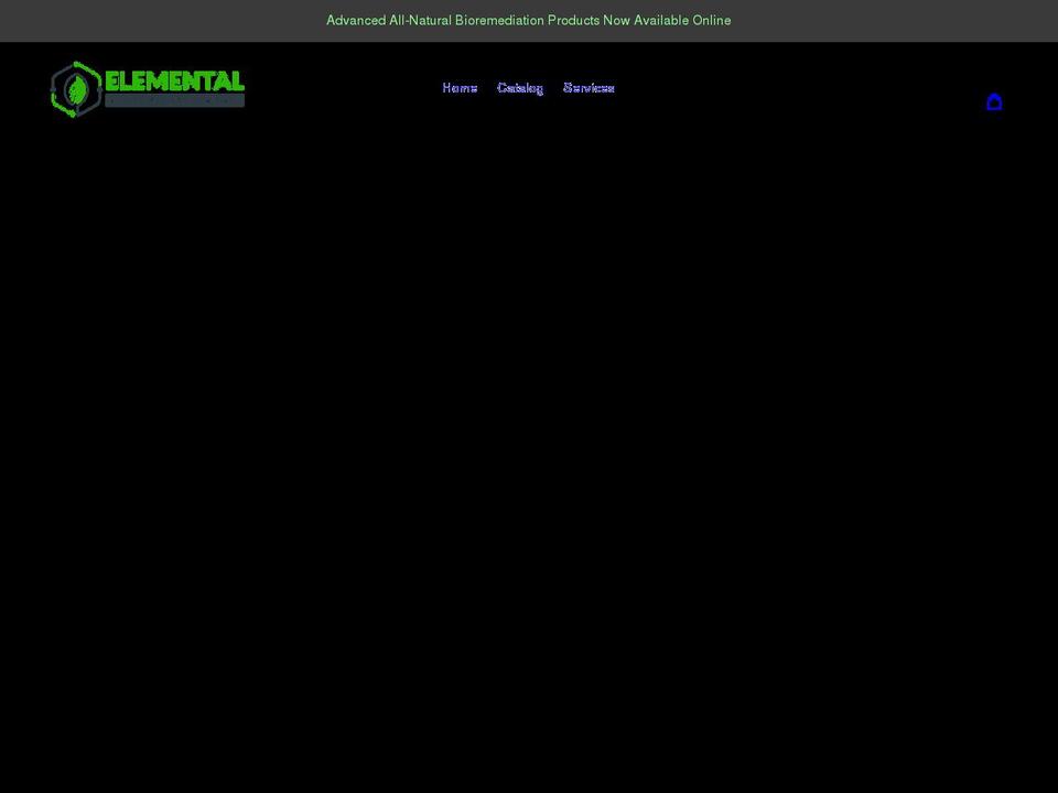 elementalremediation.com shopify website screenshot
