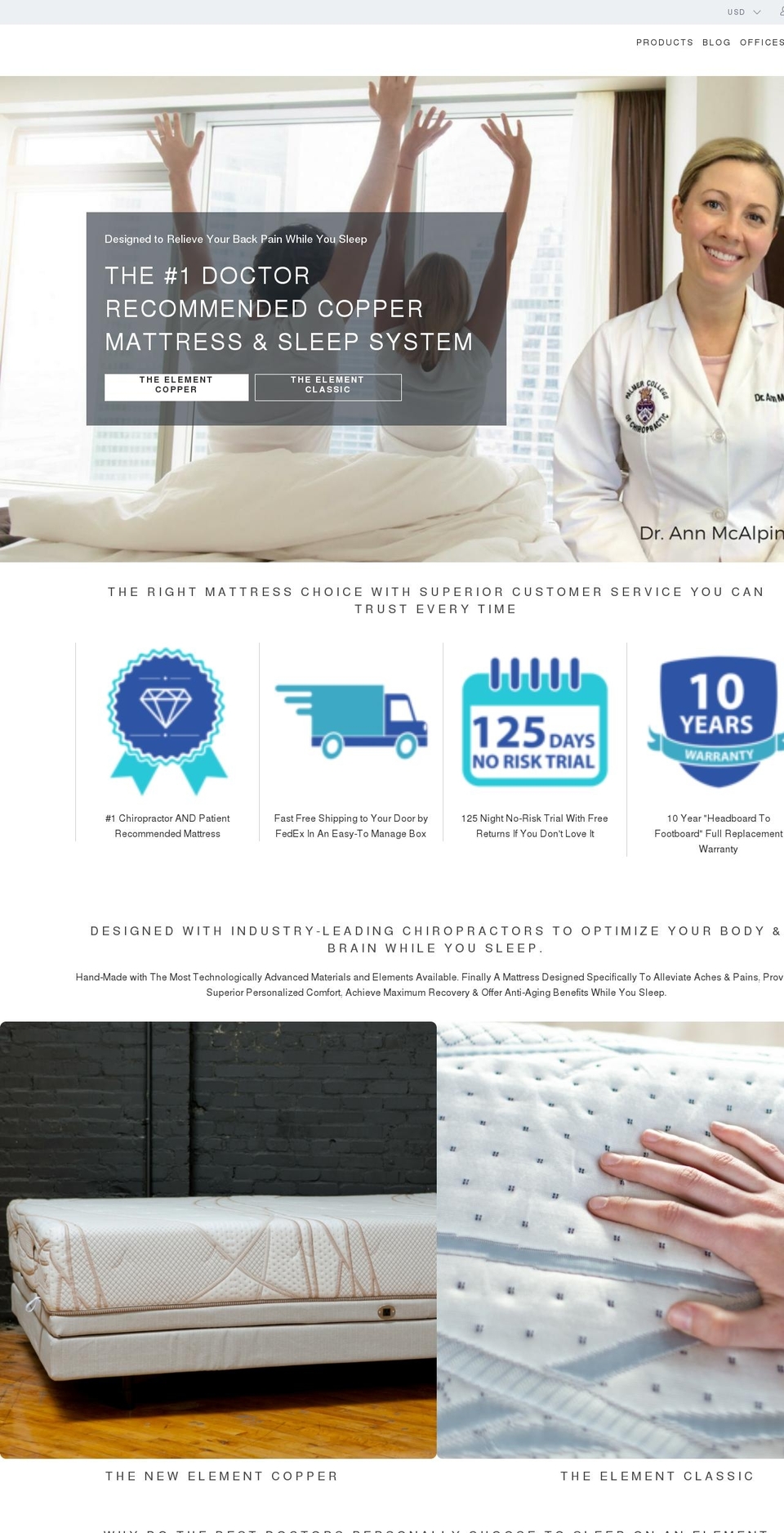 WJ -24\/05\/2018 ReTheme (blog fix) Shopify theme site example elementmattress.net